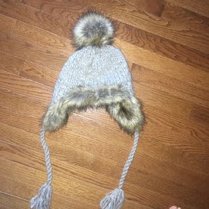 American Eagle Faux Fur Over-The-Ear Hat